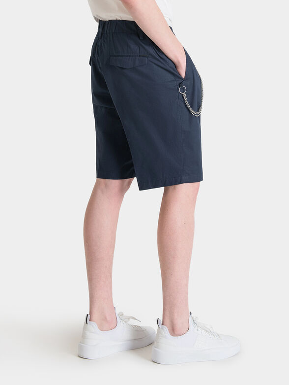 Black shorts with metal detail - 2