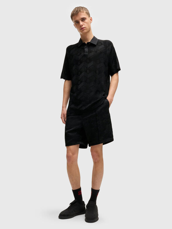 Textured jacquard polo shirt - 2