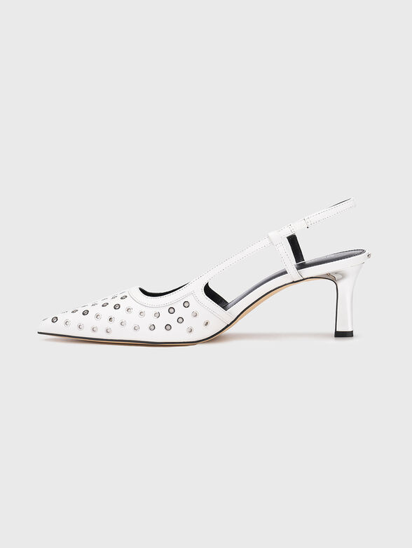 ALORA mid slingback pump with eyelets - 4