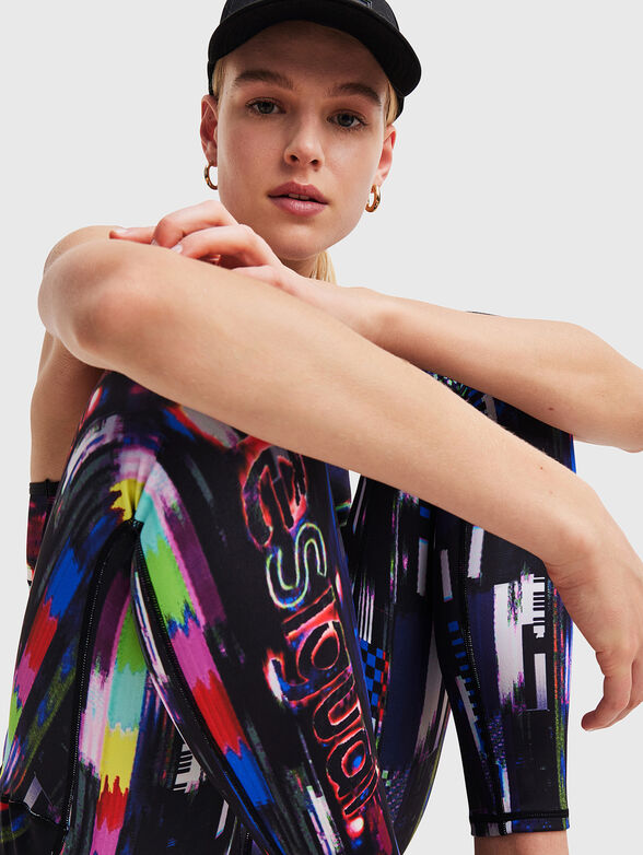 Multicolor sports leggings - 3
