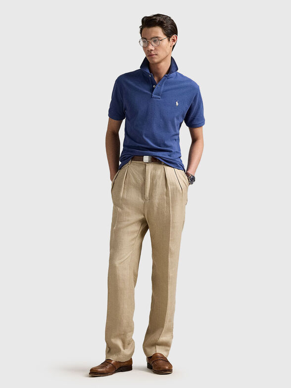 Slim fit polo shirt with logo embroidery - 2