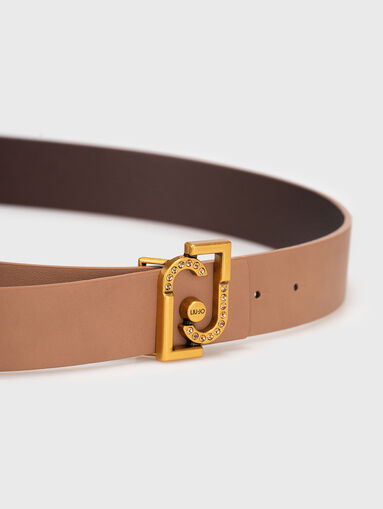 Double-face belt with logo buckle - 3