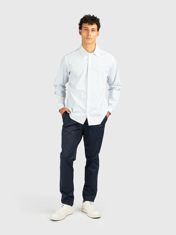 Stripe cotton shirt - 1