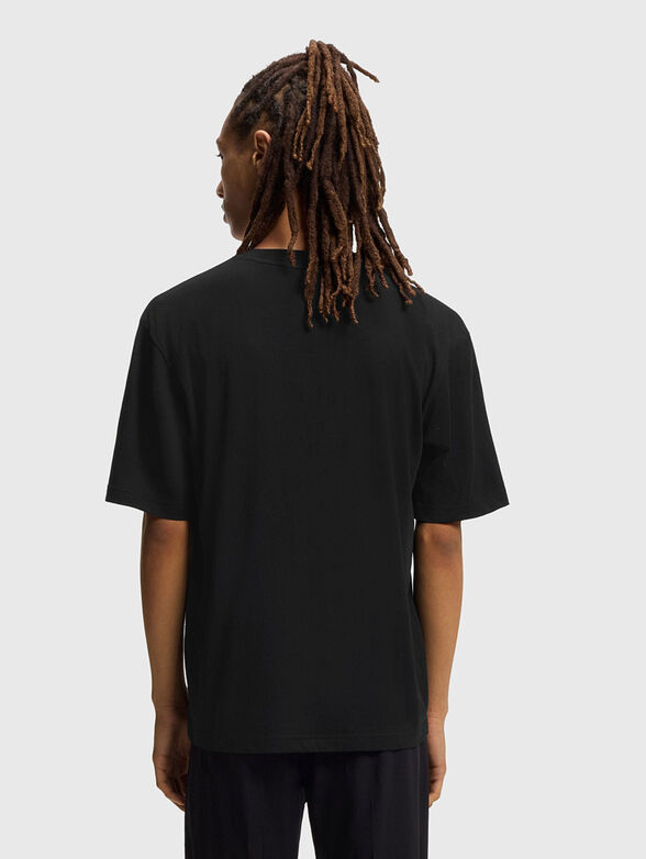 Cotton T-shirt with print - 3