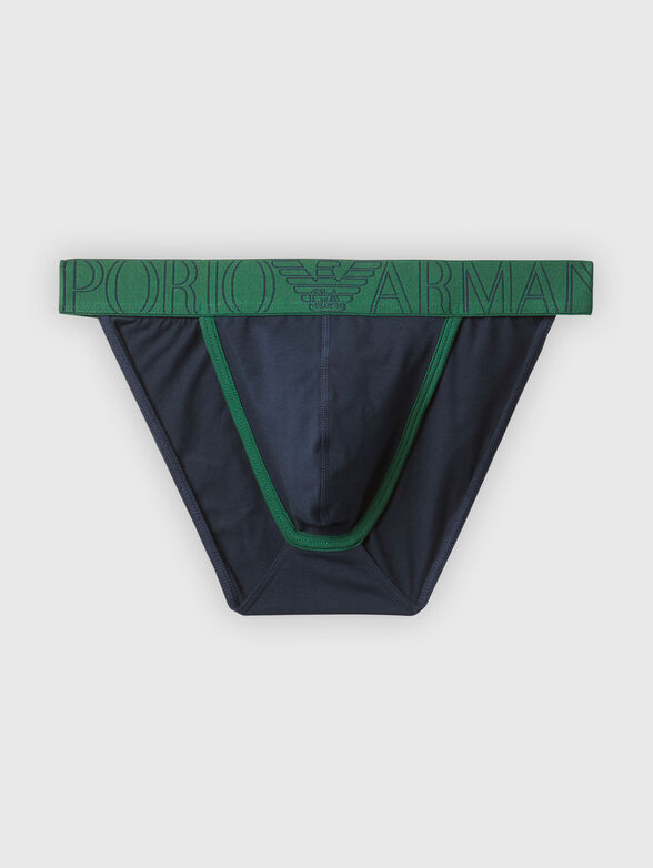 Briefs with contrasting logo detail - 1