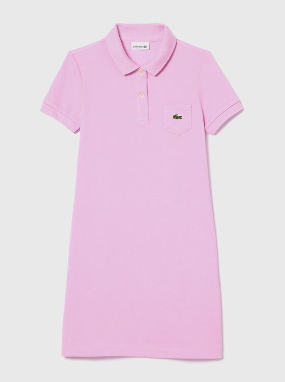 Ежедневна рокля в розов цвят - 1