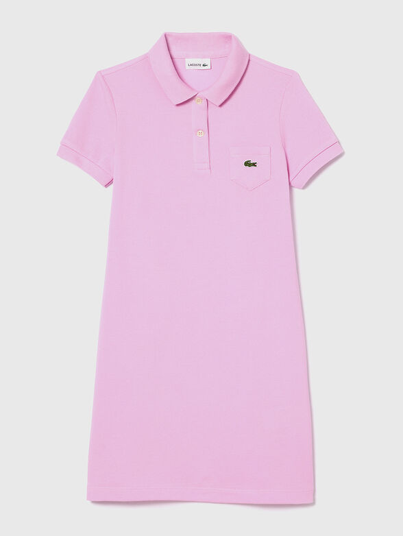 Casual dress in dark blue colour - 1