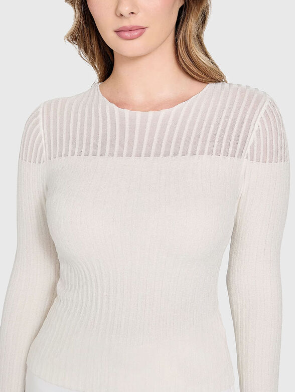 ROWENA ribbed chenille sweater - 4