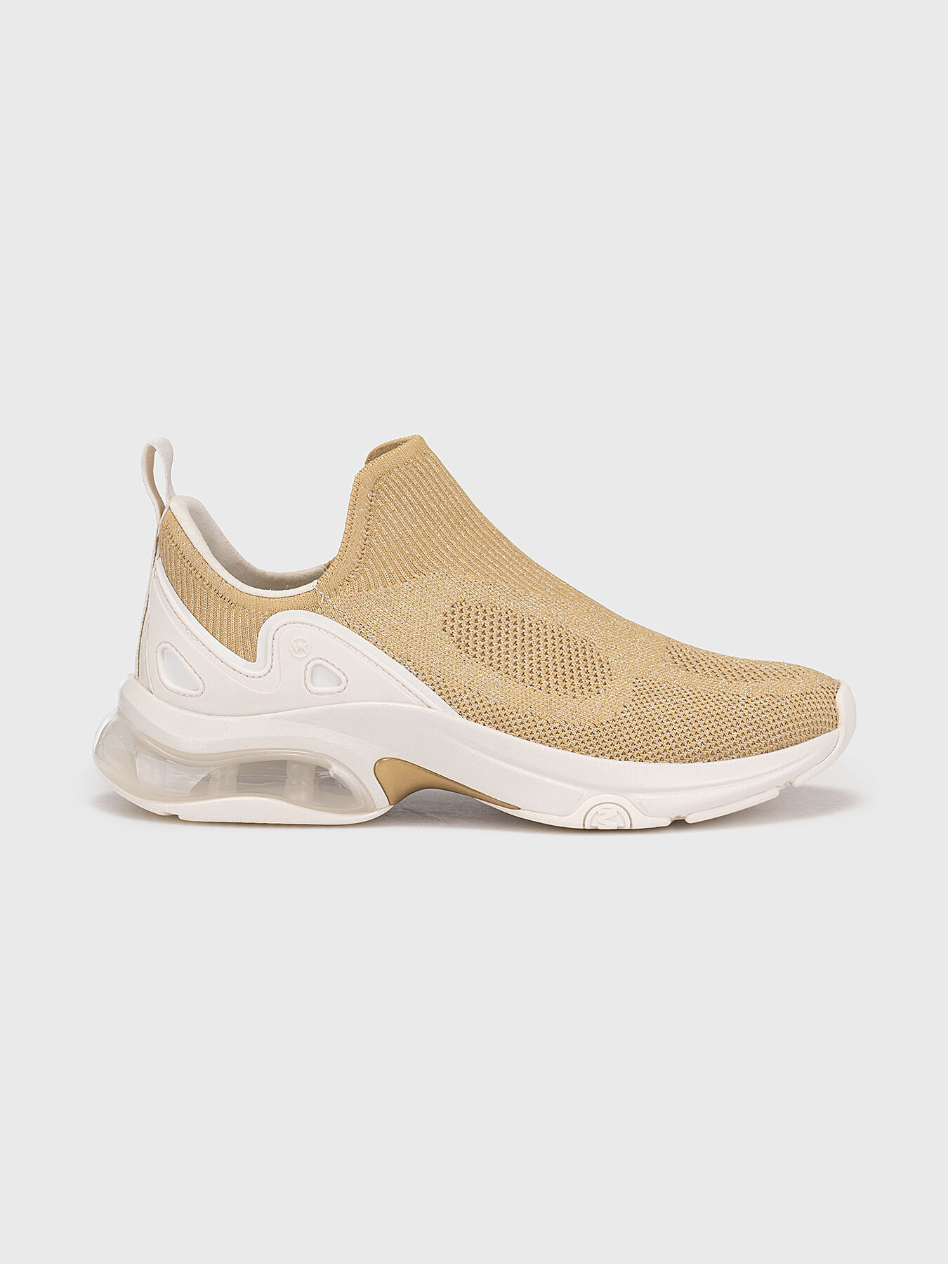 Michael kors gold slip on shoes shop