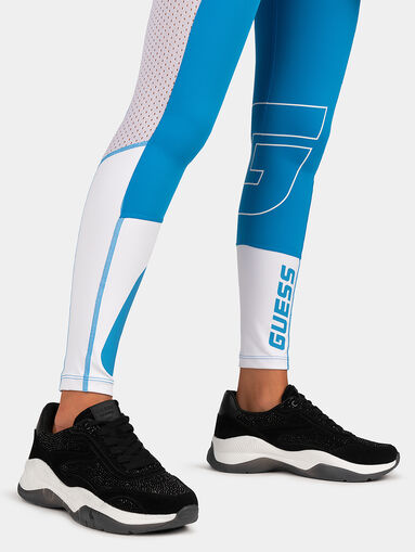 CATHERINE sport leggings with white accents - 3