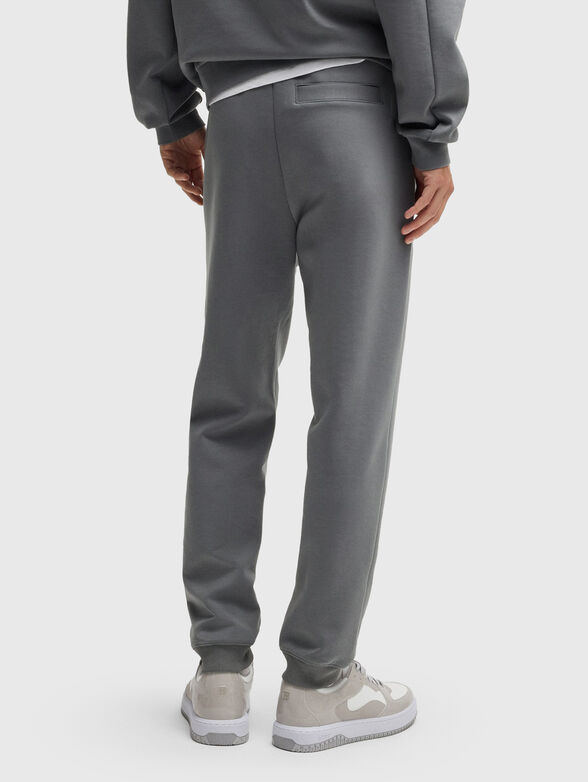 Black sports trousers with ties - 2