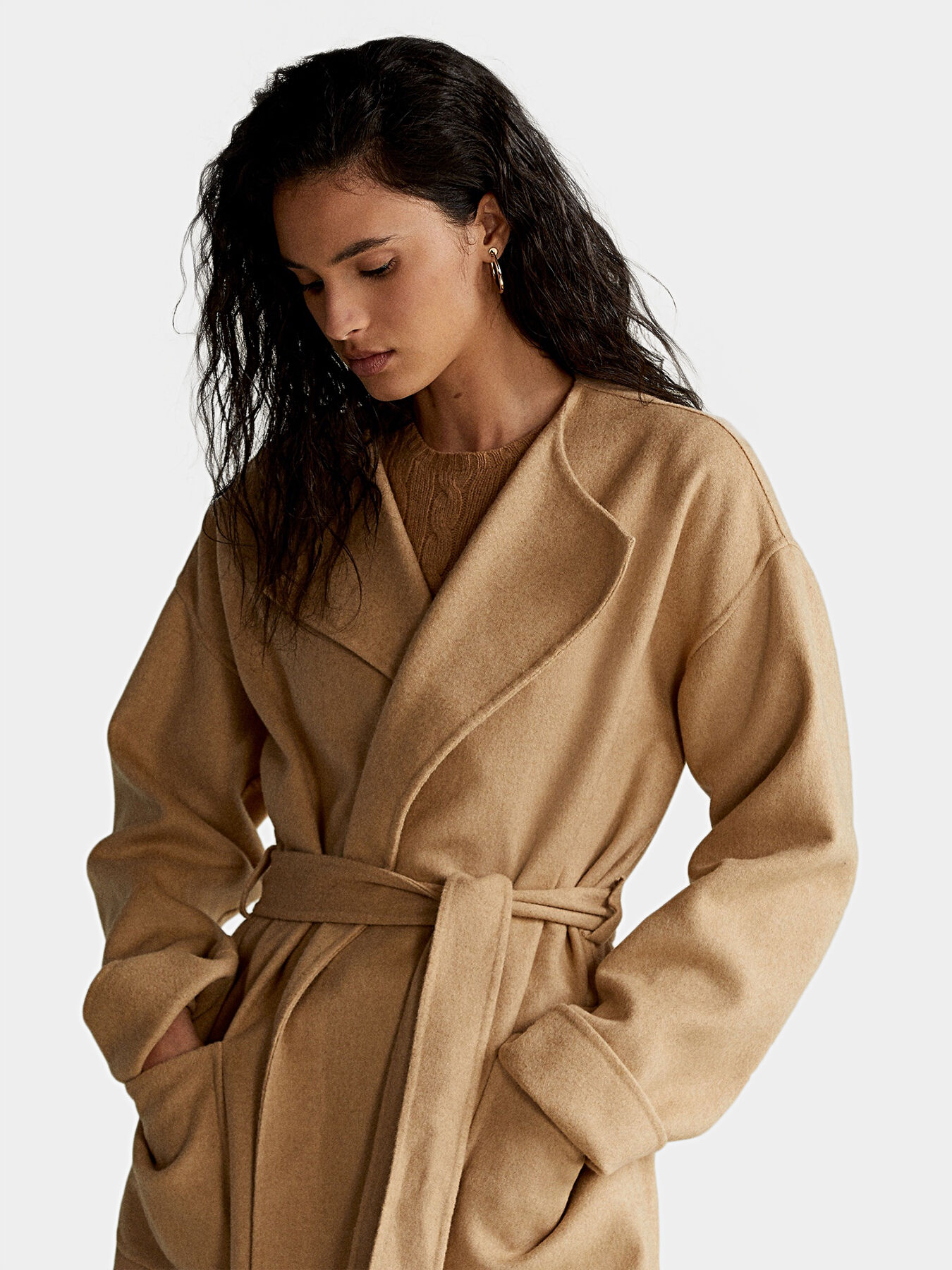 Beige belt coat brand POLO RALPH LAUREN Globalbrandsstore en