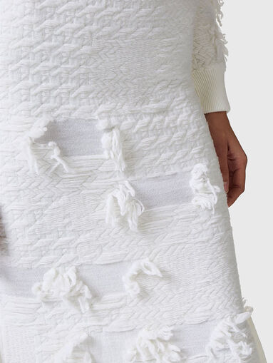 White knit skirt  - 4