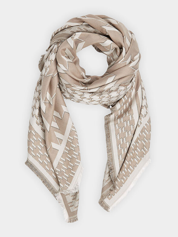 K/MONOGRAM silk scarf - 1