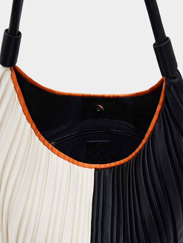 PLEAT SCALA bag with contrast print - 6