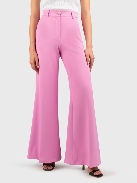 Pants with wide legs