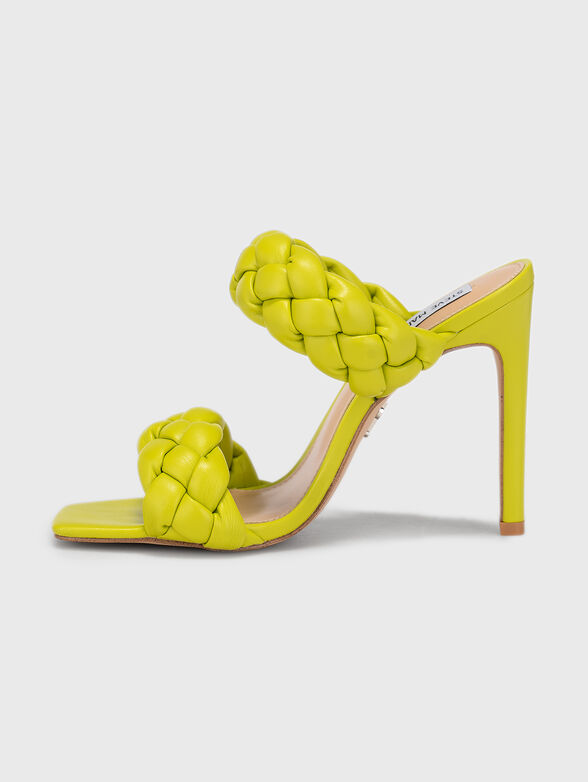 KENLEY beige heeled sandals - 4