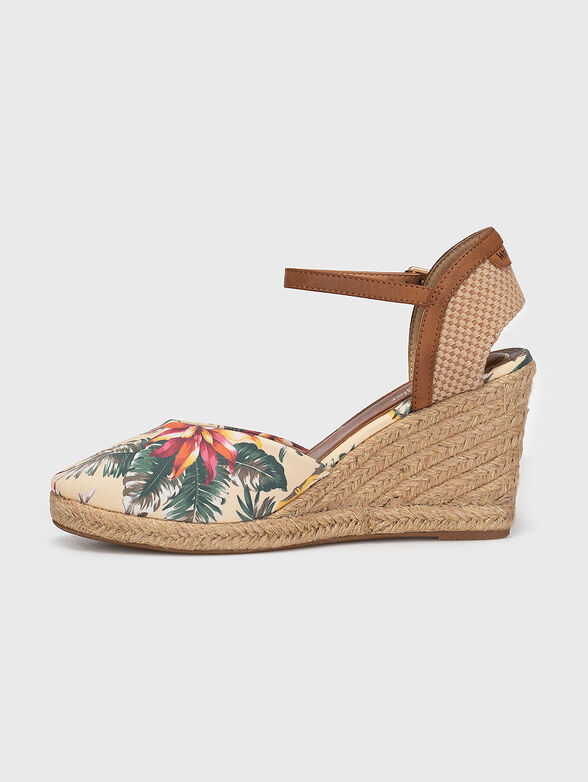 BRAVA platform espadrilles with floral print - 3