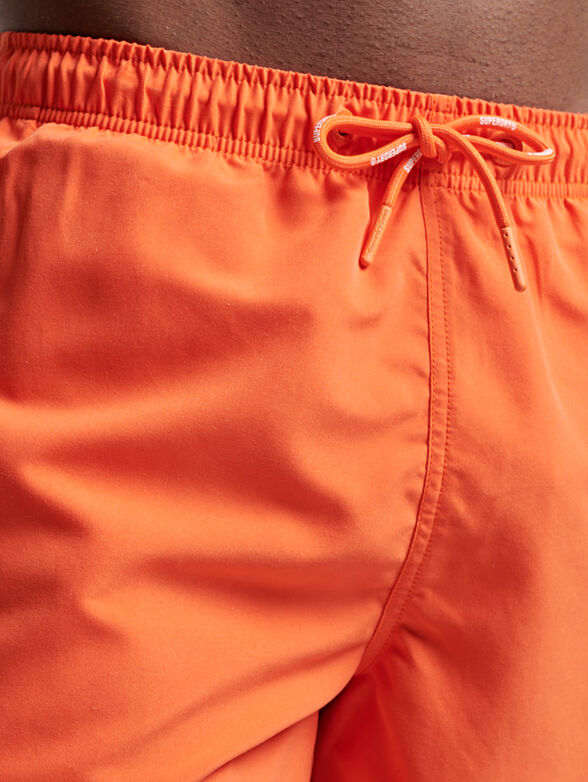 Beach shorts in black color - 6