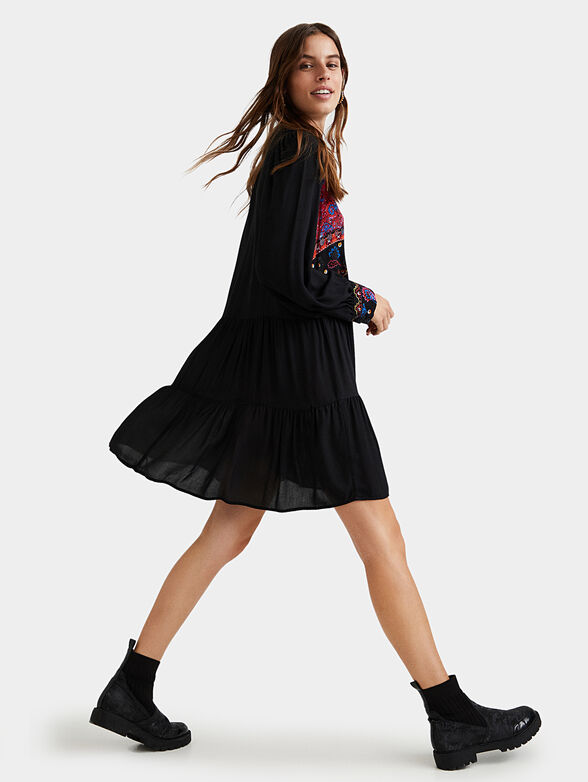 SOLSONA Dress with boho embriodery - 2