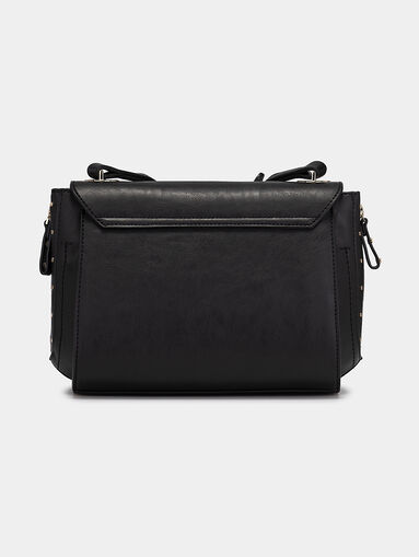 Black crossbody bag with logo detail - 4
