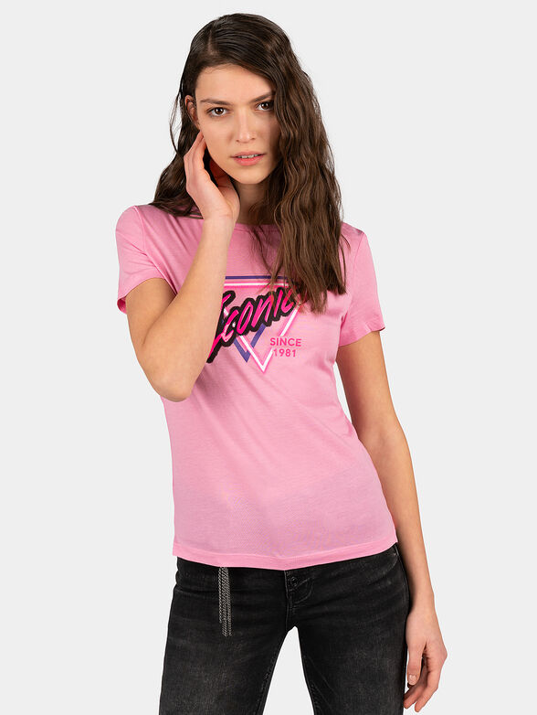 T-shirt with accent print - 1