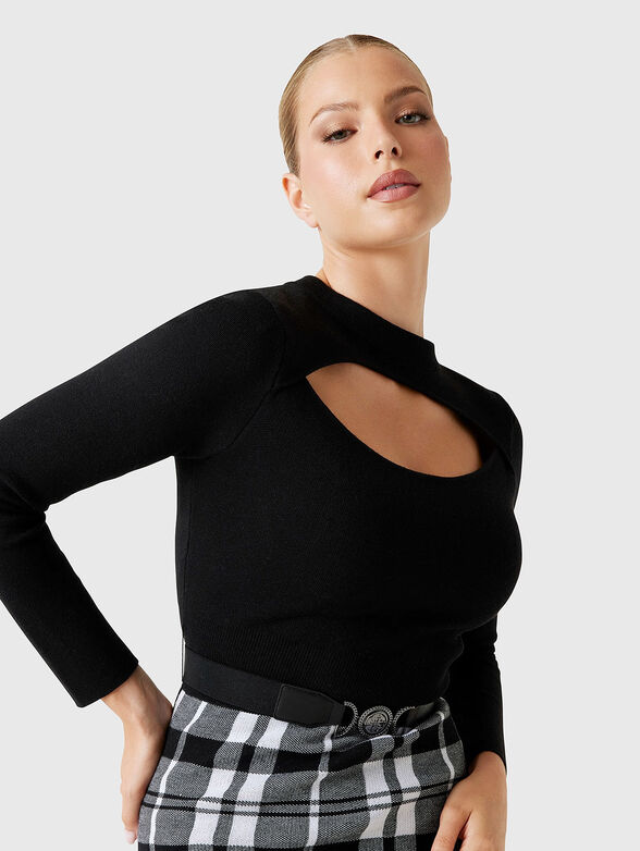 CORALINE wool blend blouse - 4