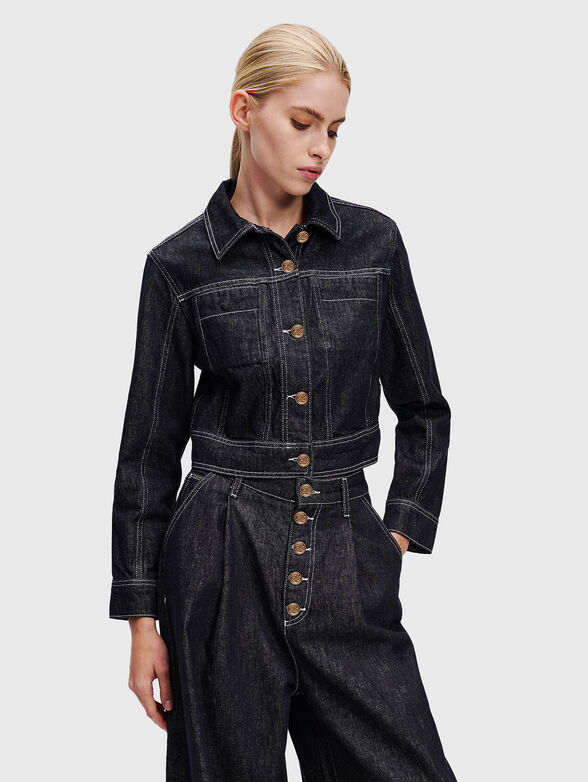 Short denim jacket  - 1