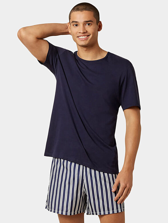 Beach shorts with stripe print - 3
