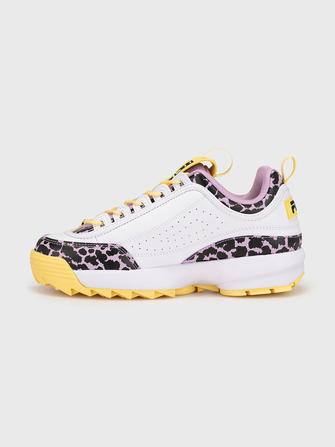 DISRUPTOR T white sports shoes with logo brand FILA