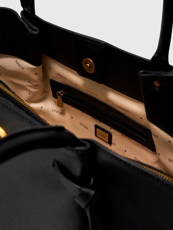 Large bag with a gold-colored logo - 4
