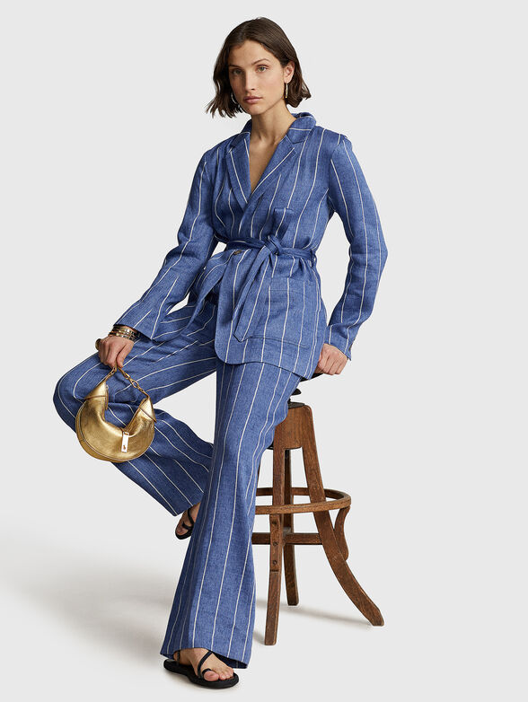 Jacket in cotton blend with belt - 6