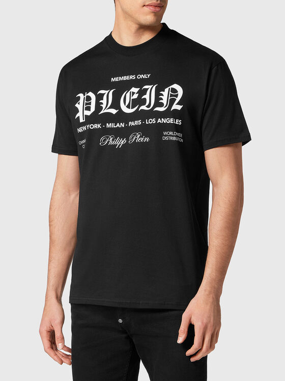 Logo print T-shirt in cotton  - 1