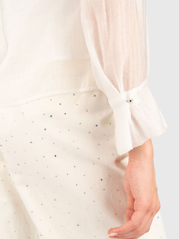 Shirt with sheer effect - 6