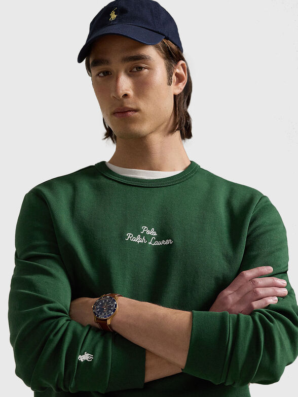 Sweatshirt with contrasting logo - 4