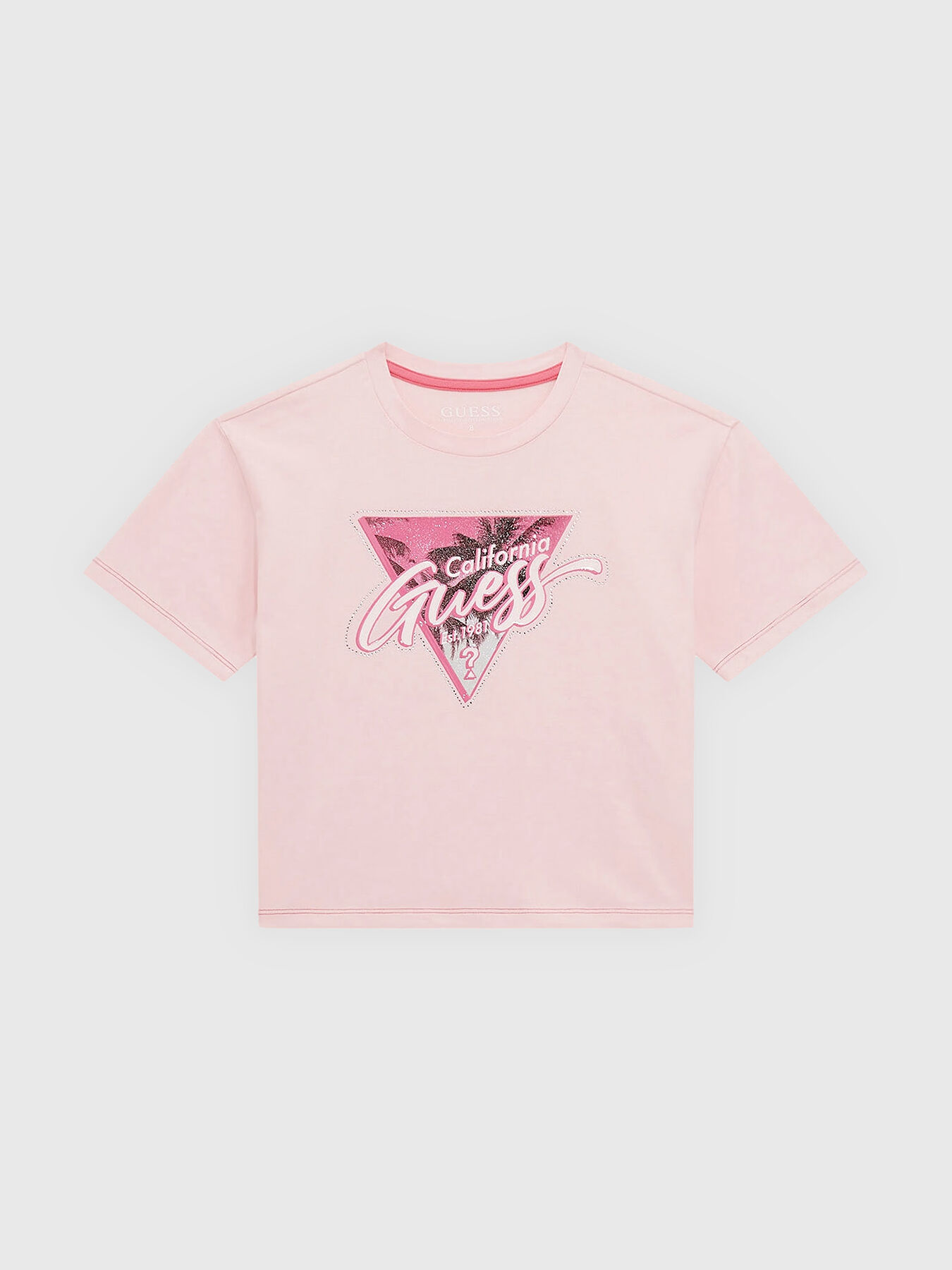 Guess pink t shirt shop