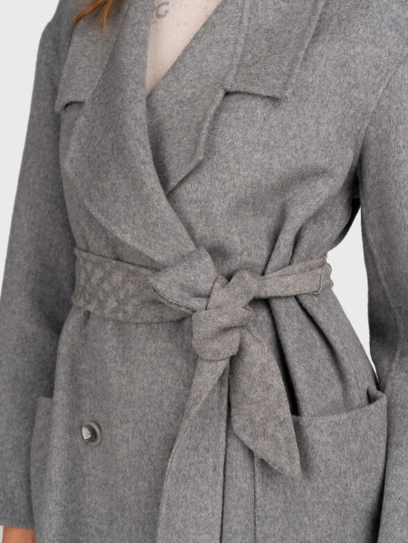 Coat with waist belt - 2