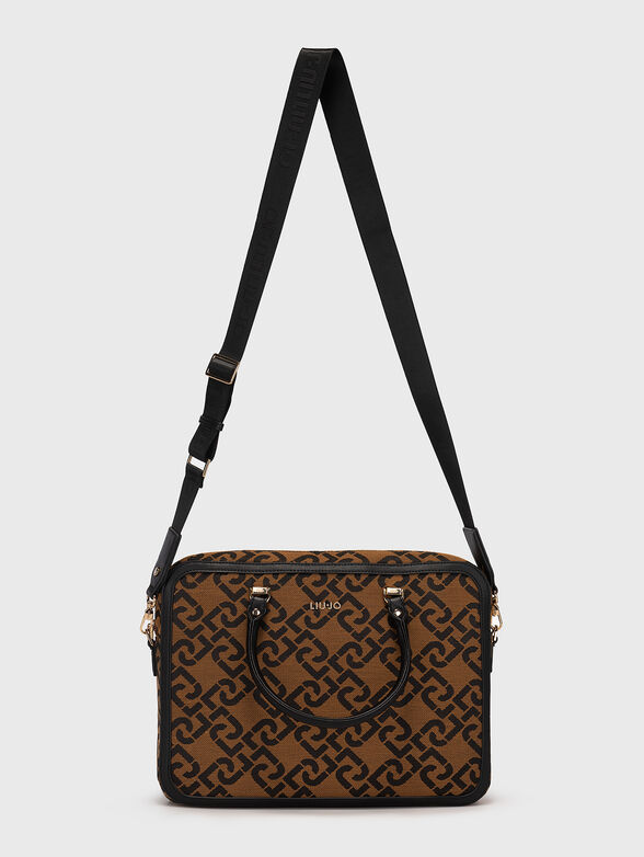 Monogram logo laptop bag - 2