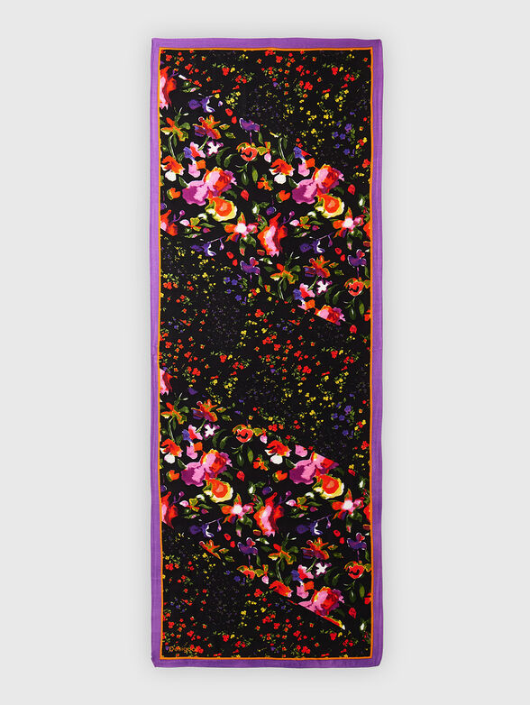 Scarf with floral print - 2