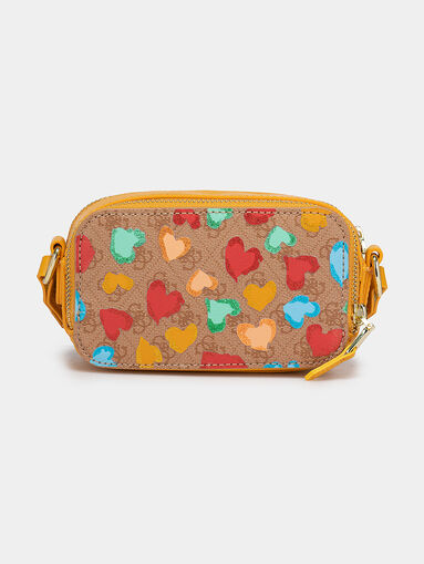 ELIANA crossbody bag with heart print - 3