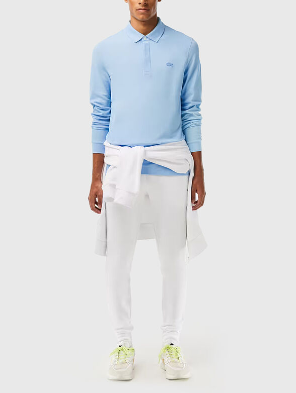 Black polo-shirt with long sleeves - 2