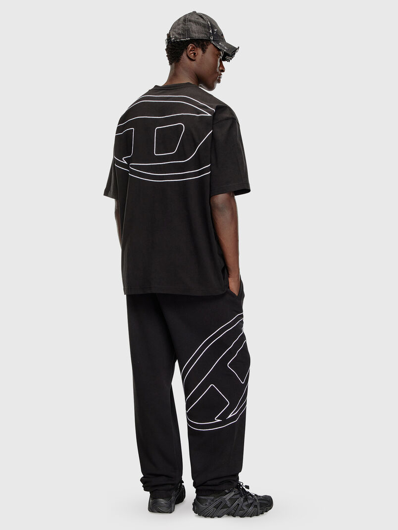 T-BOGGY-MEGOVAL black T-shirt with logo - 3