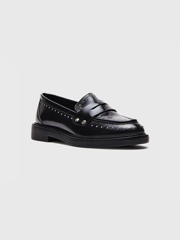 HARLOE leather loafers with eyelets - 2