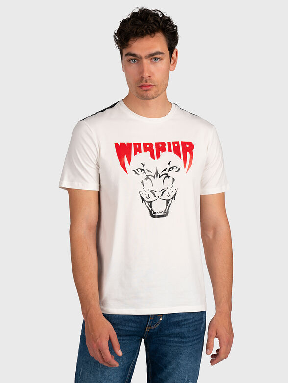 White T-shirt with print - 1