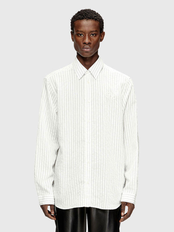 S-SIMPLY-GSBG striped shirt - 1