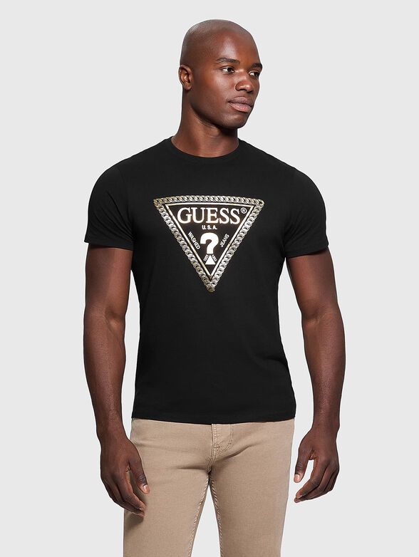 Cotton T-shirt with logo - 1