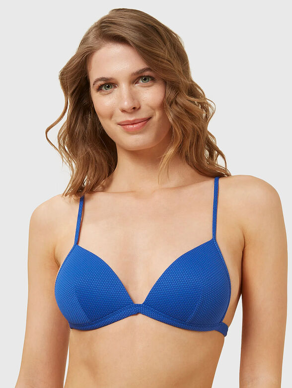TEXTURED bikini top - 1