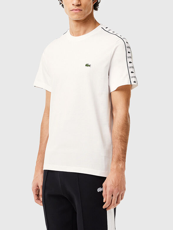 Light blue t-shirt with contrast logo detail - 1