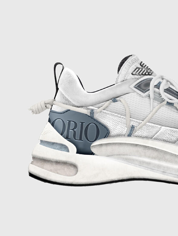 Sneakers with contrasting logo detail - 2