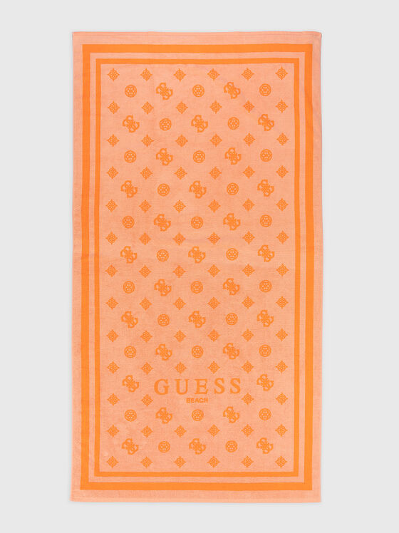 Beach towel with monogram logo - 1